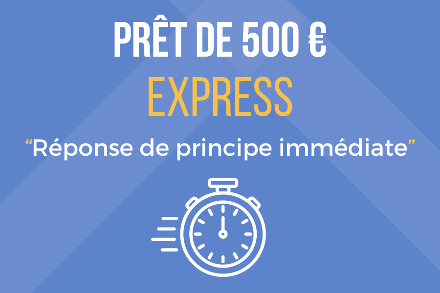 prêt de 500 euros express